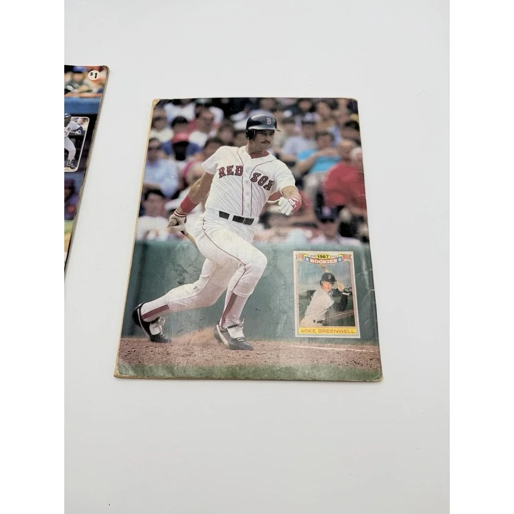 Vintage Baseball Magazine Lot 1983 NY Mets Score Book & 1988 Beckett Card Monthl